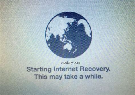 starting internet recovery mac